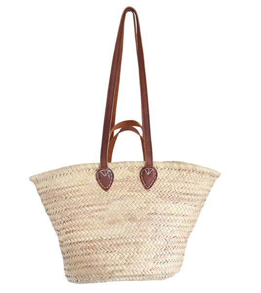 Straw Basket Bag / Summer Bag / Market Bag / French Basket 
