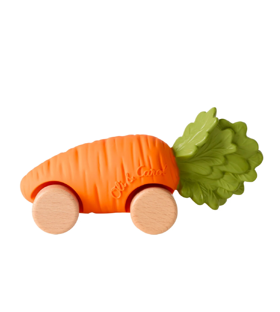 Natural Rubber Carrot Car