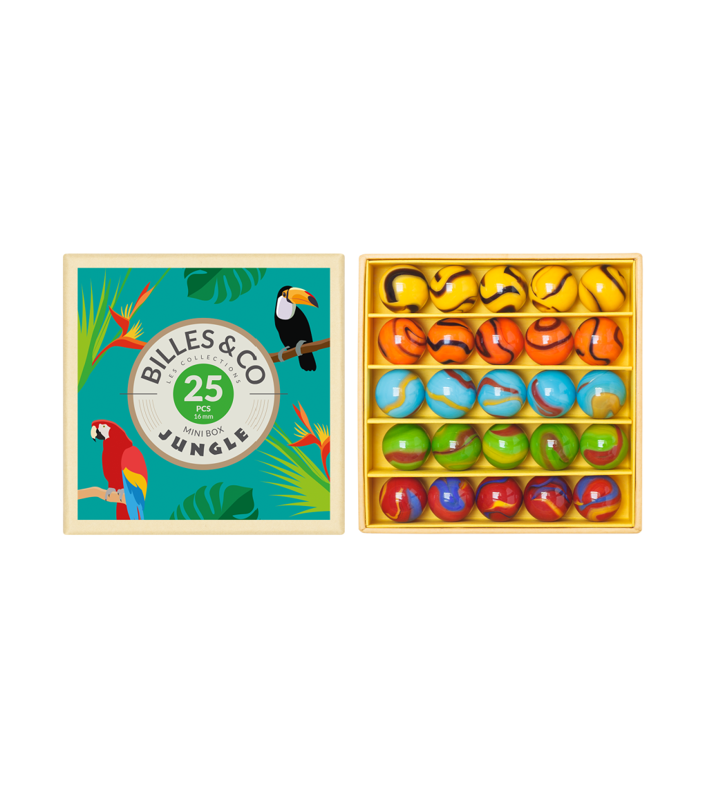 Billes & Co. Jungle Marbles Mini Box