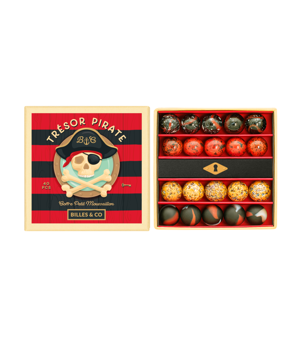 Billes & Co. Pirate Treasure Marbles Mini Box