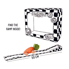 Natural Rubber Carrot Car